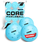 Pickleball for All | 40 Hole Injection Molded, Vibrant Blue, Durable CORE Pickleballs for Beginners | Built to USAPA Specifications - CORE Pickleball